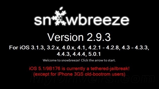 iOS 5.1不完美越獄Sn0wBreeze 2.9.3更新  