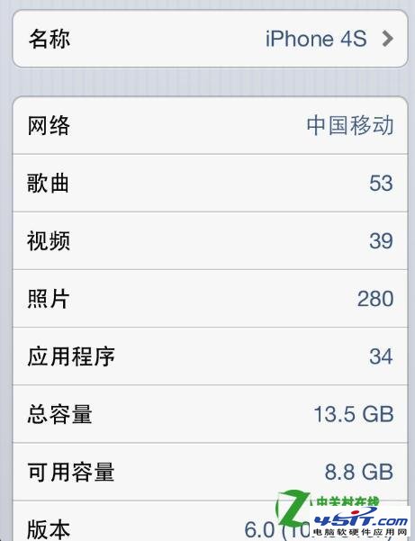 iphone4s如何升級ios6