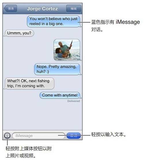 iPhone5怎麼發送短信和群發短信  