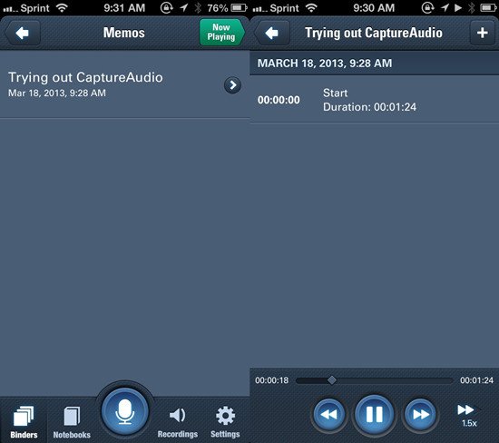 CaptureAudio能將你的iPhone變成一個全功能的錄音筆！