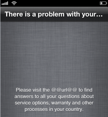 iPhone"There is a problem with your device" 解決方法  