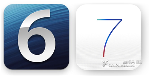 iOS7對比iOS6  