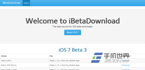 蘋果ios7 beta3固件下載教程  