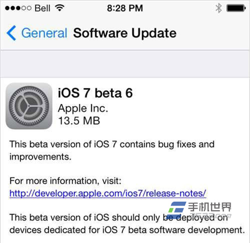 蘋果ios7 beta6升級方法  