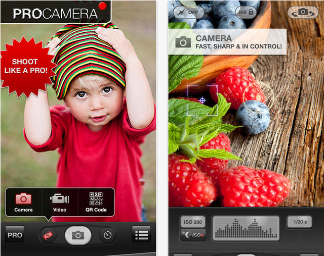 iOS平台最好的拍照類應用ProCamera  