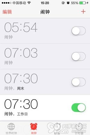 iPhone ios7鬧鐘使用全攻略  