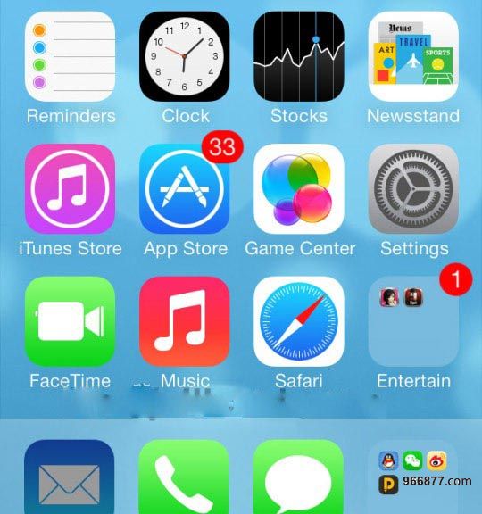 ios7正式版不越獄怎麼隱藏App圖標/文件夾    