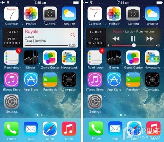 iOS7完美越獄插件MiniPlayer插件有什麼用？ 