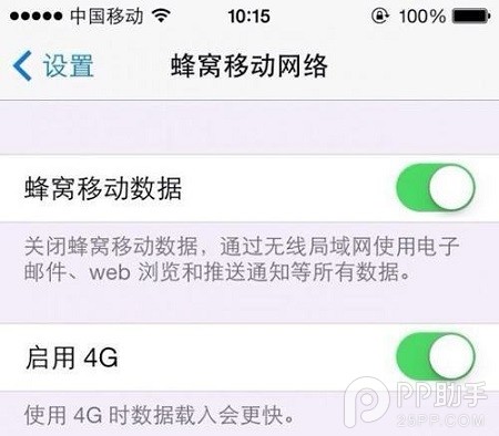 iPhone5s可以使用4G了嗎？  