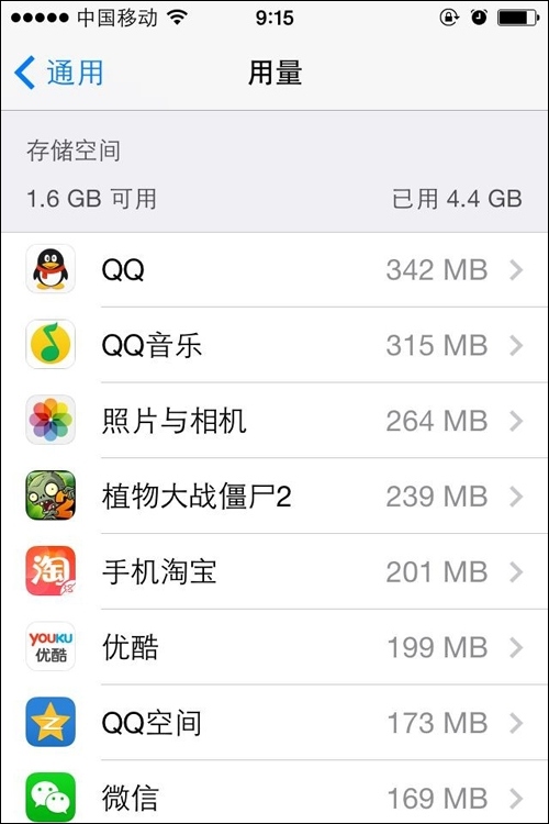 快速回收iPhone的存儲空間  