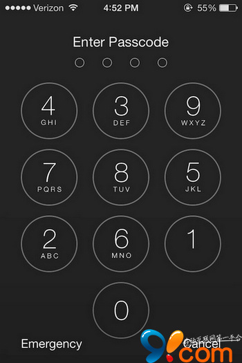 蘋果iPhone 5s三個鎖屏密碼趣味插件集合   