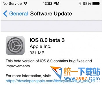 ios8 beta3 bug有哪些  