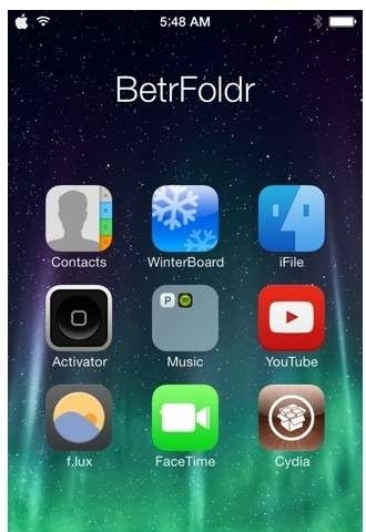 iOS7越獄插件Betrfoldr怎麼設置？  