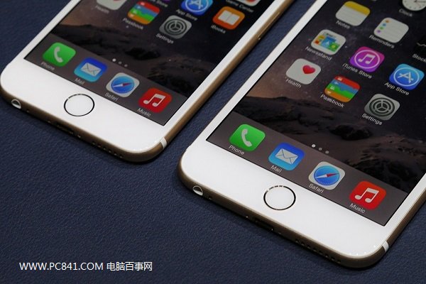 iPhone6和iPhone6 Plus屏幕底部Home鍵對比