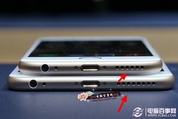 iPhone6和iPhone6 Plus正面對比