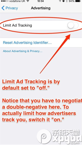 ios8如何關閉默認追蹤功能 默認追蹤功能關閉方法