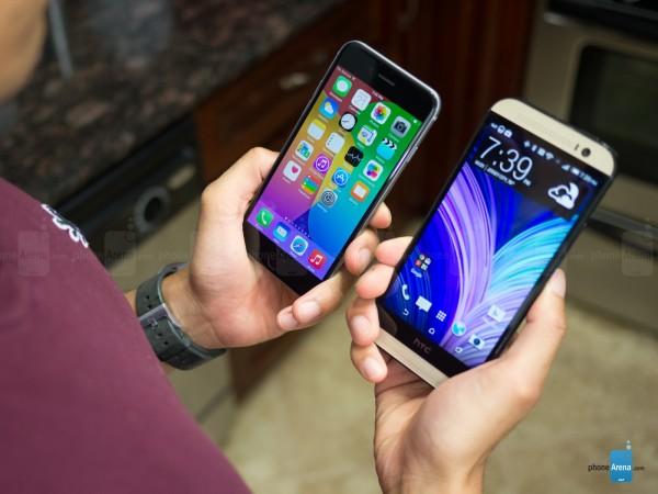 iPhone 6對比HTC One M8速度測試  