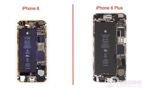 iPhone6與iPhone6 Plus內部拆解對比  