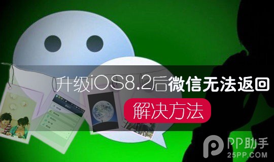 iPhone6升級iOS8.2後微信無法返回怎麼解決  