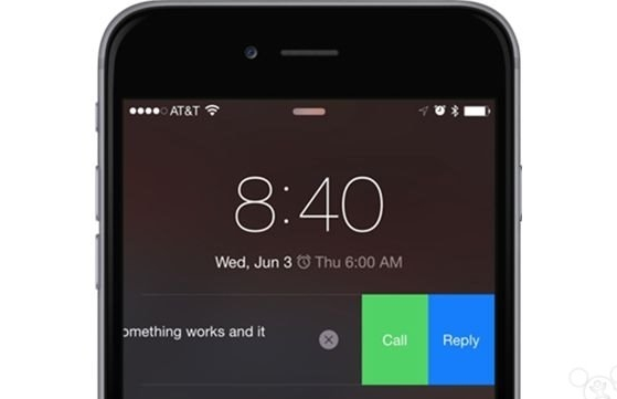 iPhone鎖屏也能直接打電話  