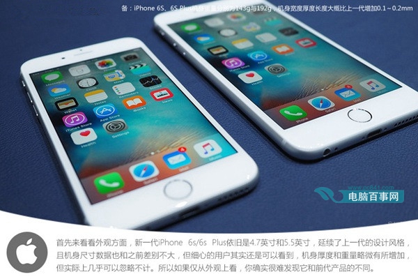 iPhone6s和iPhone6s Plus哪個好 iPhone6s與6s Plus區別對比