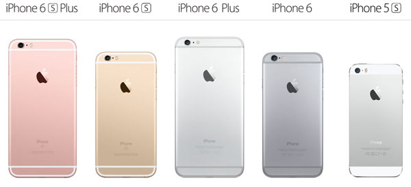 iPhone6s/6s Plus/6/6 Plus/5s硬件成本對比  