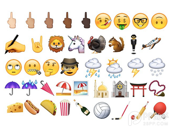 iOS9.1最好玩的20個emoji表情 有你喜歡的嗎  