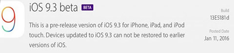 iOS9.3 beta版好不好  