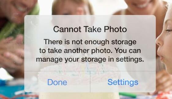 iPhone存儲空間不足,iPhone空間不足