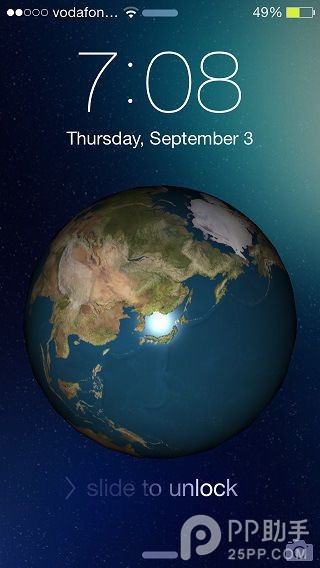 iOS9越獄鎖屏插件把地球裝在iPhone上  