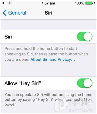 iPhone6s如何不接通電源能用Hey siri  