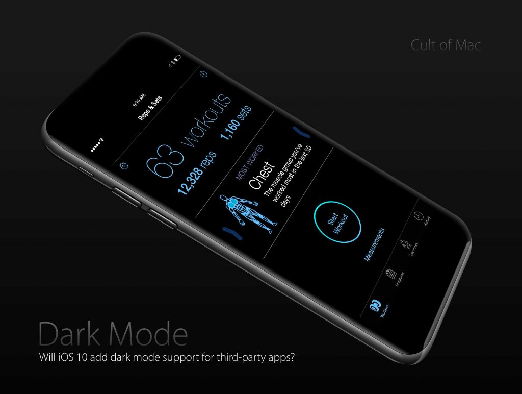 深空黑+夜間模式：讓iPhone7黑出新高度