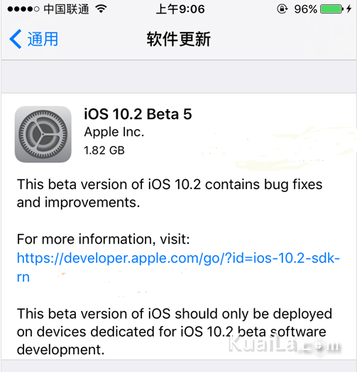 iOS10.2 Beta5哪些設備可以升級？  