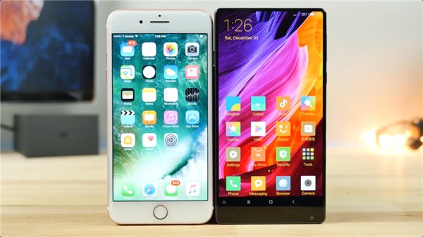 蘋果iPhone7 Plus對比小米MIX哪個好看  