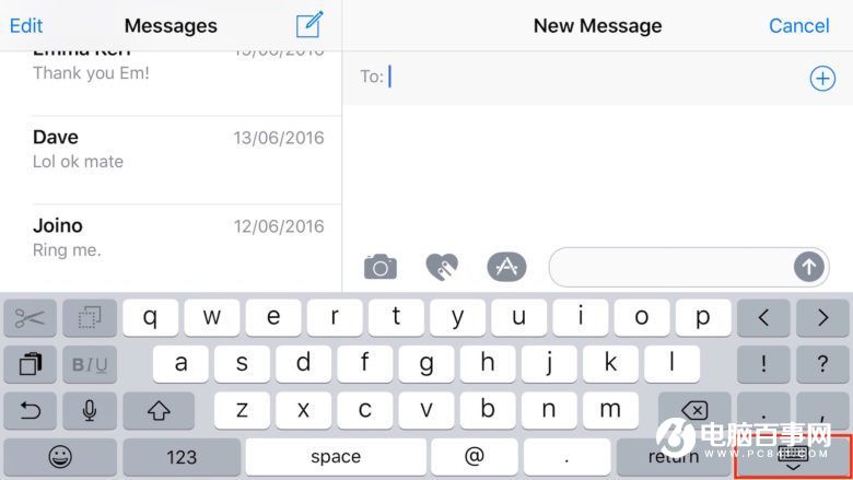 iOS10教程：如何在短信應用中發送手寫的內容
