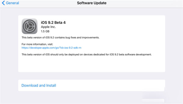 iOS9.2 beta4怎麼樣 iOS9.2 beta4更新了哪些內容