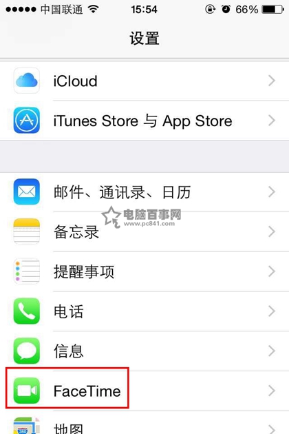 iPhone6怎麼激活FaceTime iPhone6激活FaceTime教程
