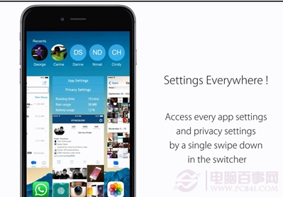 iOS9概念設計內容 支持一鍵關閉所有程序