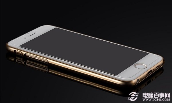 金色iPhone6透明邊框保護殼圖片