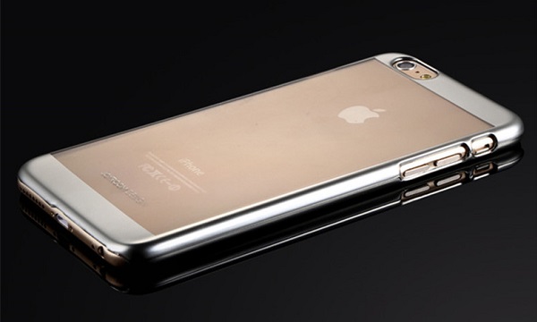 銀色iPhone6透明邊框保護殼圖片