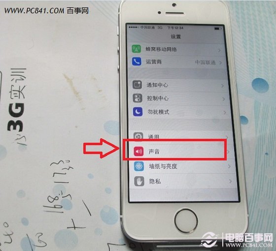 iPhone 5S聲音設置