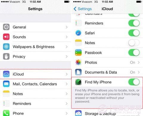 iOS7設備防盜教程：激活鎖+查找手機1