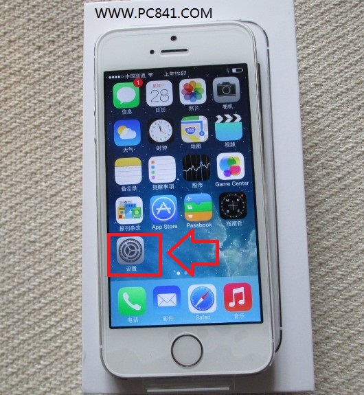 進入iPhone 5S設置