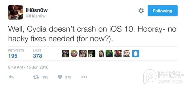 iOS10越獄要出了？國外越獄大神已發聲