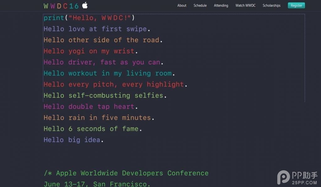 WWDC2016宣傳頁面暗示：加強iOS10流暢性和穩定性.jpg