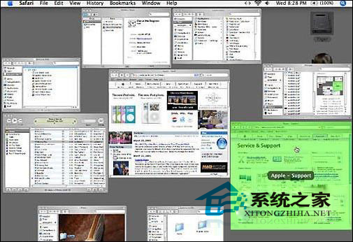  Mac如何使用Exposé管理雜亂的桌面窗口