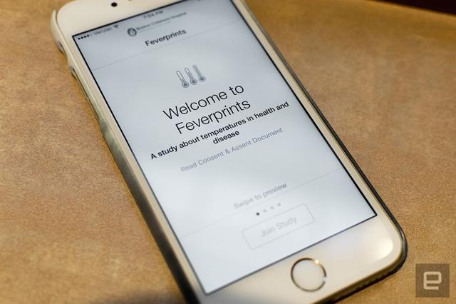 IOS健康軟件Feverprints 感知你的身體溫度