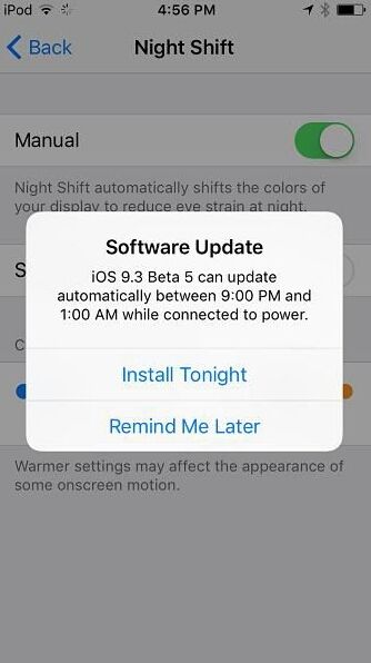 iOS9.3將加入強制升級機制 “老爺機”很尴尬