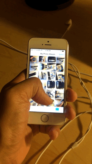 iOS9照片應用下滑取消預覽