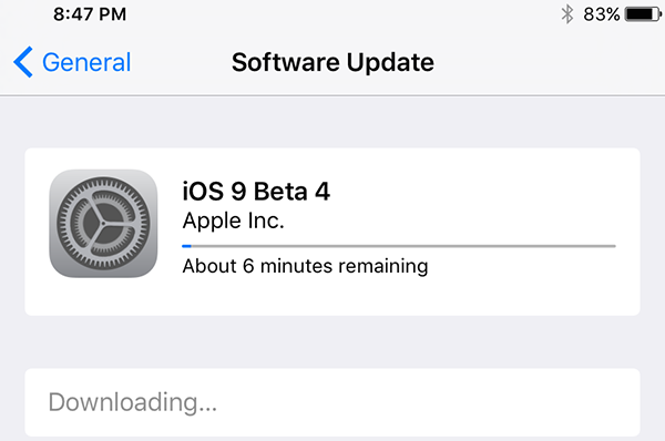 iOS9 Beta4怎麼升級?